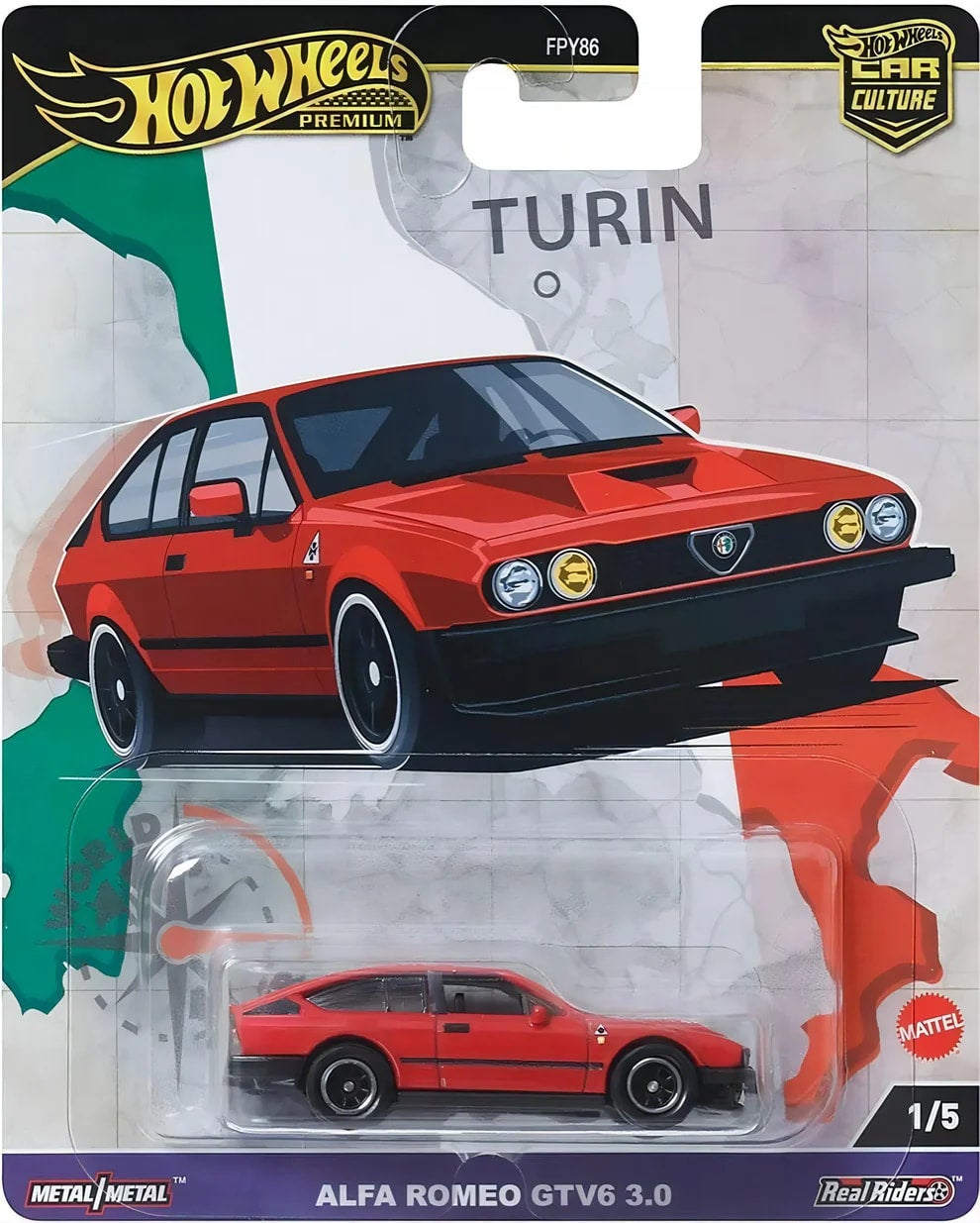 Hot Wheels Car Culture Alfa Romeo GTV6 3 0 RED 1 64 Scale House Of Cars Ripon